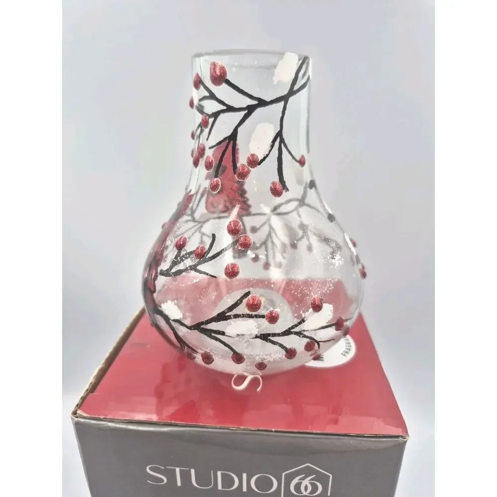 Winter Ice LED Reed Diffuser Cardinals Mistletoe 5